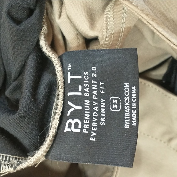 BYLT Everyday Pant 2.0 Skinny Fit Size 33 - Picture 5 of 7